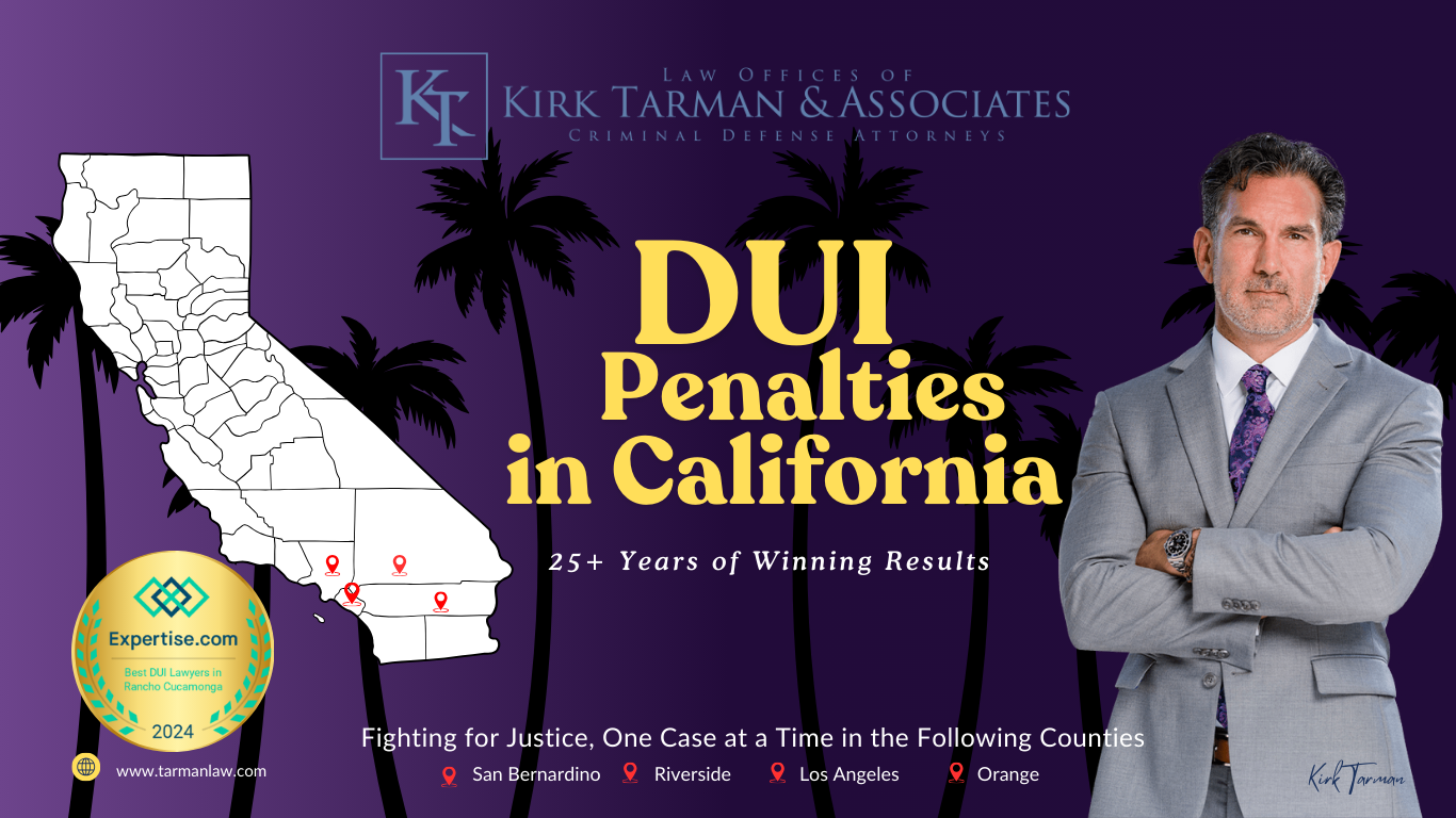 Experienced DUI lawyer in Rancho Cucamonga providing aggressive defense for DUI penalties in California. Contact us for expert legal representation.