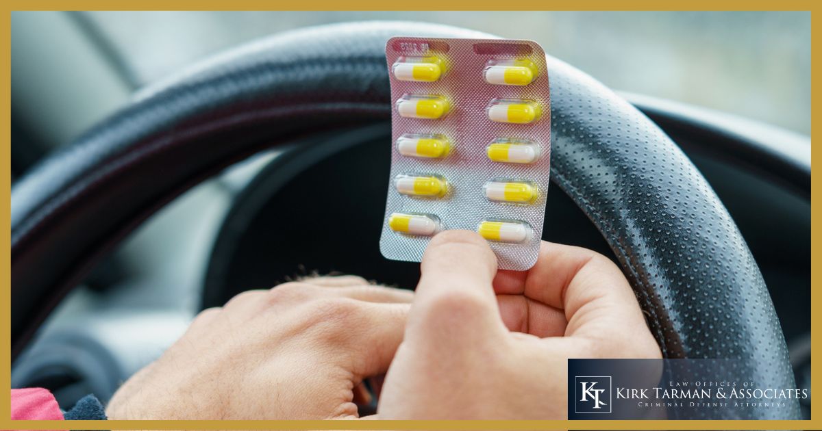 Woman with over-the-counter pills in her hand